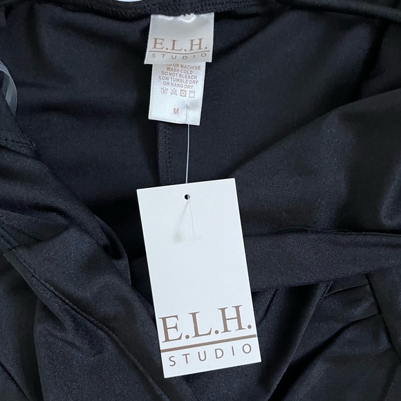 E.L.H.Studio Elegant Black Strapless Dress Women’s Size:M - Picture 4 of 13
